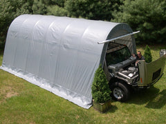 Rhino Shelter - Instant Garage Round - 14'W x 24'L x 10'H