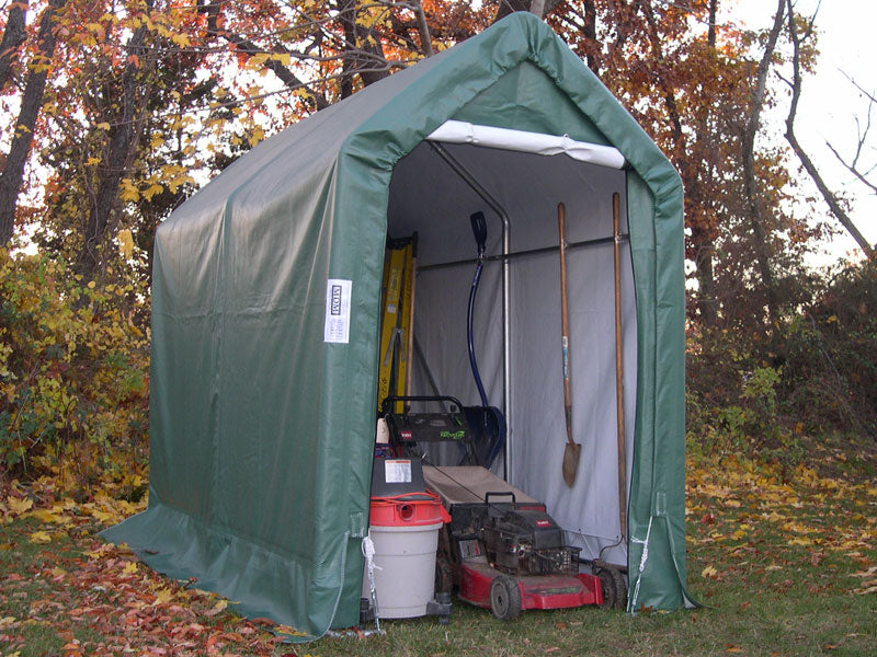 Rhino Shelter - Instant Storage Shed - 5'W x 10'L x 8'H