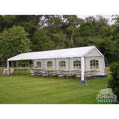 Rhino Shelter - Party Tent - 14'W x 32'L x 9'H